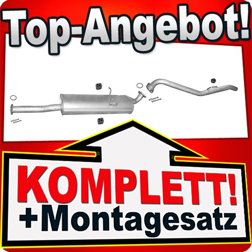 Auspuff für mazda b2500 - auspuff,