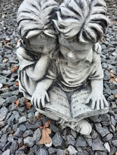 Steinfigur Mädchen & Junge