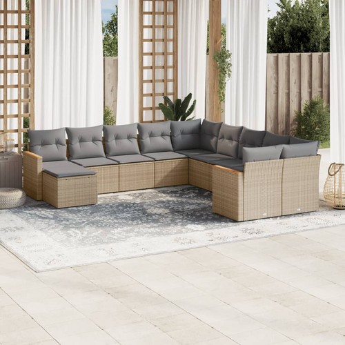 Poly rattan lounge sitzgruppe - rattan,