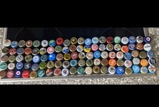 100 verschiedene gebrauchte Kronkorken Konvolut Kronkorken #4