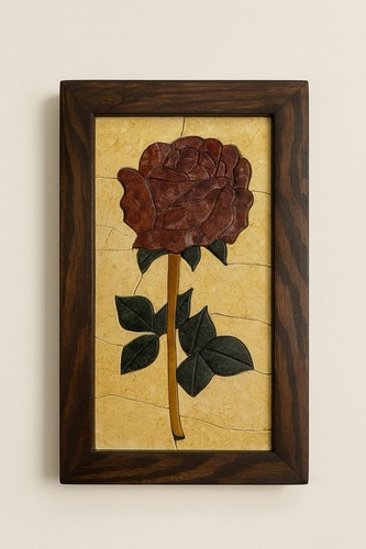 Handgefertigtes marmor rosen - marmor,