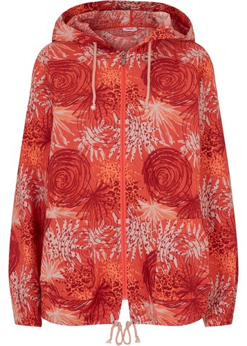 Sommerliche kapuzenjacke mit - sommerliche,