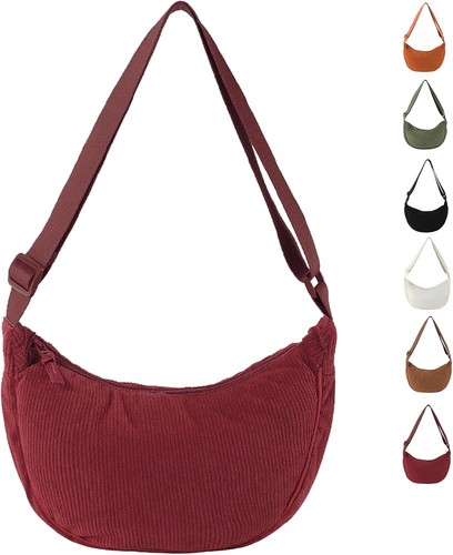 Damen cord crossbody bag - cord,