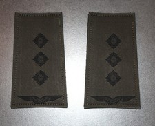 Original Bundeswehr Bw Patch Paar Dienstgrad Hauptmann Luftwaffe Mit Klettfläche