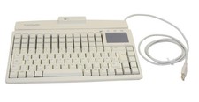Kassentastatur POS Keyboard Preh Prehkeytec MCI 128 USB weiss Chipleser Touchpad