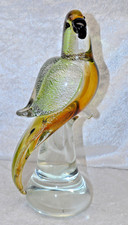 Glas figur vogel papagei - glas,