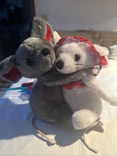 Uni toys mäuse paar grau - mäuse,