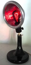 Lampe Tischlampe Bakelit Wärmelampe Rotlicht EMVT 1950er Jahre DDR vintage /5