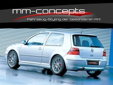 VW Golf 4 IV GTI 25th Heckschürze Heckansatz Diffusor ed25 MK4 Ansatz Jubi ABS 