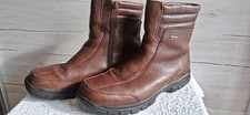 Gallus Herren Schuhe Stiefel  Boots Winter Schnee Leder Braun Tex  Gr.42 Gr.8