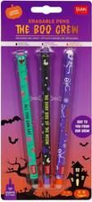 Legami The Boo Crew – 3er Set löschbare Gelstifte 0,7 mm radierbar, Halloween