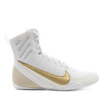 Nike Machomai 3 Boxing Shoes Boxstiefel Boxen Schuhe Weißgold 100