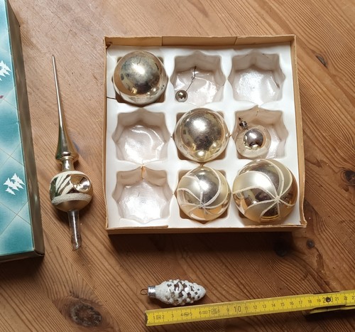 Christbaumschmuck alt silber - christbaumschmuck,