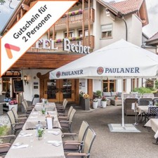 Kurzurlaub Donzdorf Hotel Becher 2 Personen 3 - 5 Tage Frühstück + 1x Abendessen