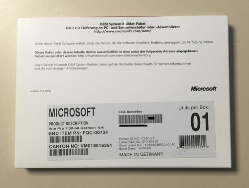 Windows professional - ms,