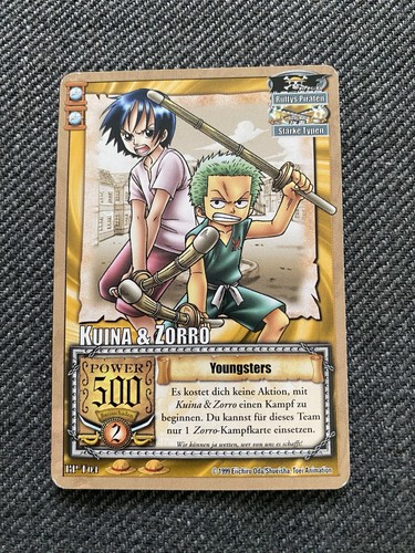 One piece kuina zorro karte - &,