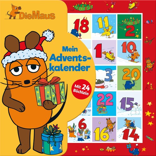 Adventskalender maus mit - adventskalender,