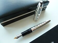 Montblanc MST Solitaire Platinum Pated Facet - Füllfederhalter - ID 38245