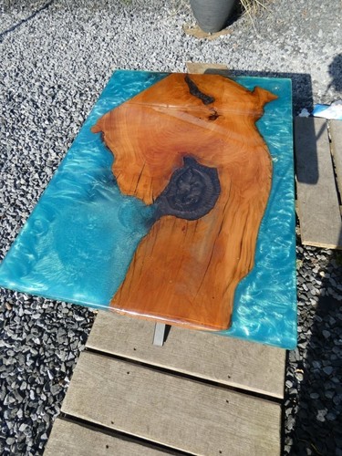 Epoxidharz tisch couchtisch - epoxidharz,