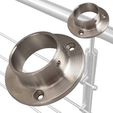 Wandflansch 2x Bodenflansch