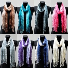 Damen Herren Uni Stola Schal