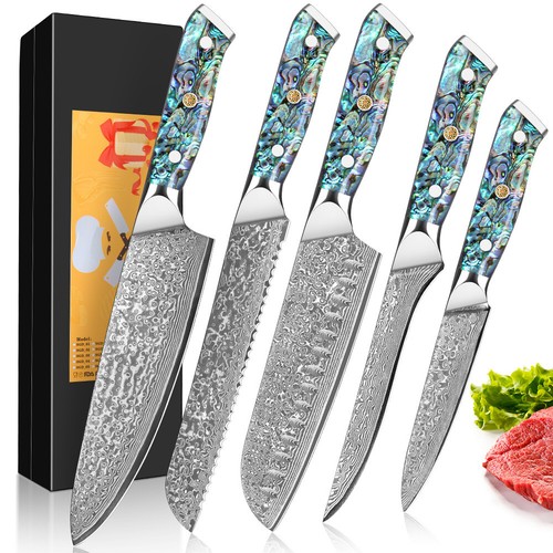 Stück damast küchenmesser - 5,