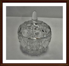 kleine Glasdose Deckeldose