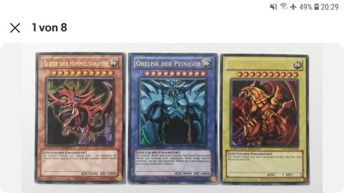 Yugioh götterkarten slifer - yugioh,