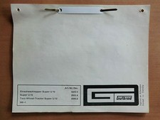 ORIG. Ersatzteilliste Daten Einachs-Schlepper GUTBROD Super U72 7 PS MAG 1026 
