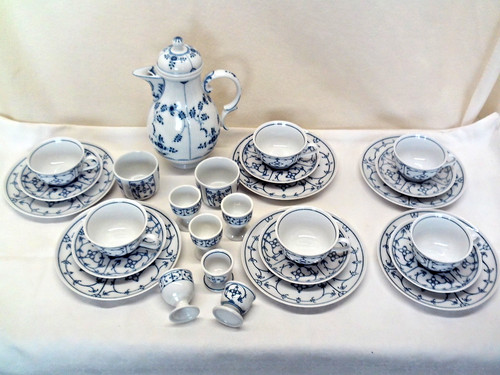 Kaffeeservice indisch blau - kaffeeservice,