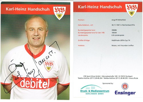 Karl heinz handschuh ak vfb - ,
