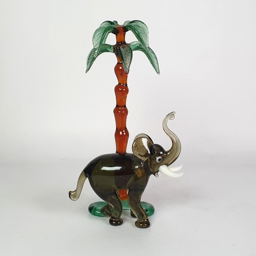 Glasskulptur ein elefant - glasskulptur, –