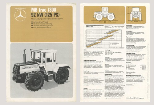 Trac 1300 mercedes - mb, benz