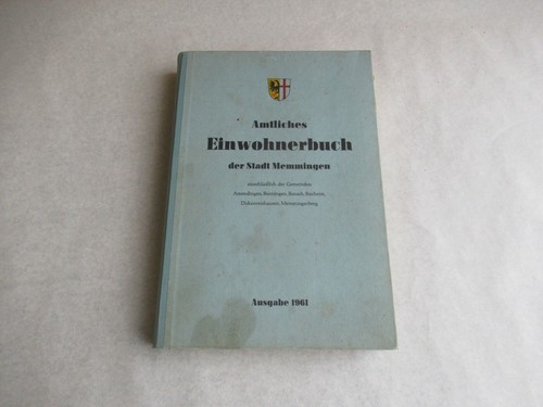 Altes buch einwohnerbuch der - altes,