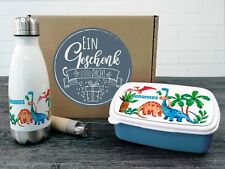 Einschulung Geschenkset, Brotdose + Trinkflasche, personalisiert, Kindergarten