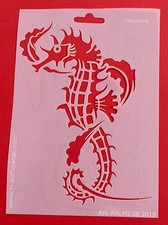 Schablone - A5 Seepferd Seepferdchen HS SB 2019 Heike Schäfer - gebraucht