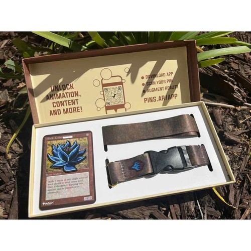 Black lotus pinfinity pin - lotus,