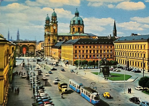 München ludwigstrasse - ak,