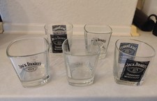 Jack Daniels Whiskey Gläser 5 Stück 3 Verschiedene Designs Whisky