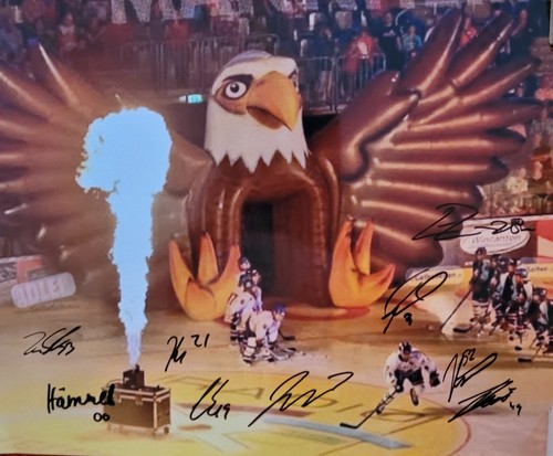 Signiertes grosses adler - signiertes,