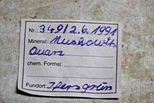 Muskowit, Quarz, Ipfersgrün, Vogtland, 125 g, 7 cm (11-349)