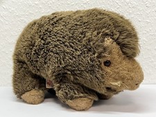 Sigikid Wildschwein Wildsau Sau Schwein Kuscheltier Plüschtier Teddy Braun Retro