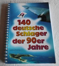 Noten 140 Deutsche Schlager der 90er Jahre, Hildner Verlag , gebraucht