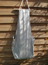 HANDED BY Original Strand-Schultertasche, 100% "PARACHUTE SILK", Khaki, NEU!!!