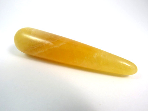 Orangencalcit massagestab - orangencalcit,