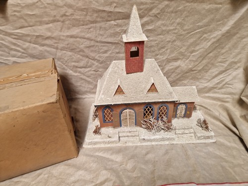 Altes lichterhaus pappe mit - altes,