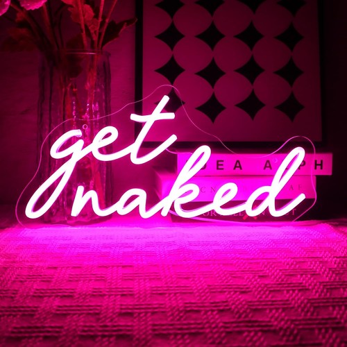Get naked neon schild - naked,