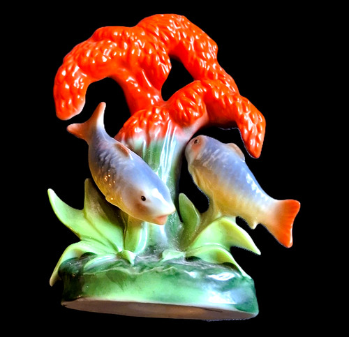 Porzellan figur fische - porzellan, im