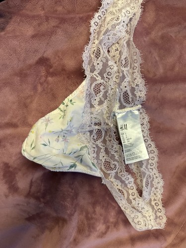 Weiß gemustert spitze - h&m,