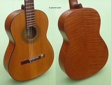 4/4 Konzert-Gitarre Hellweg CS 45 Decke Fichte massiv Korpus Riegelahorn Top!